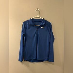 PREOWNED … UNDER ARMOUR “Size: Boys L” Half-Zip Pullover